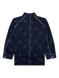 Needles rose-embroidered denim jacket