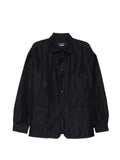 Comme des Garçons Homme pinstripe-pattern crinkled jacket