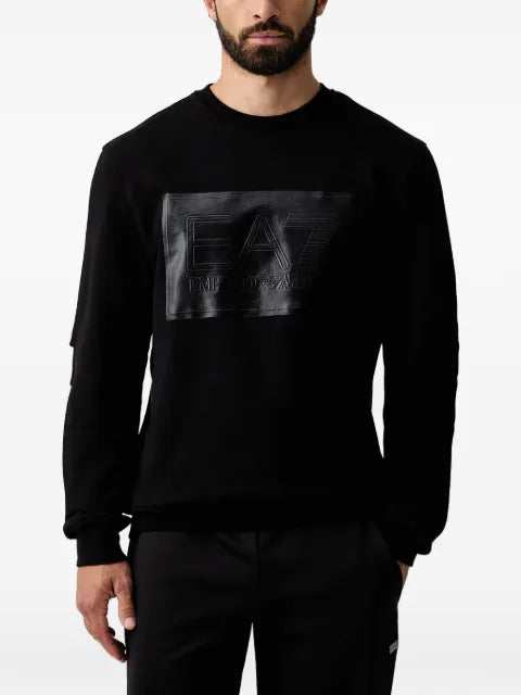 Ea7 Emporio Armani crew-neck cotton sweatshirt