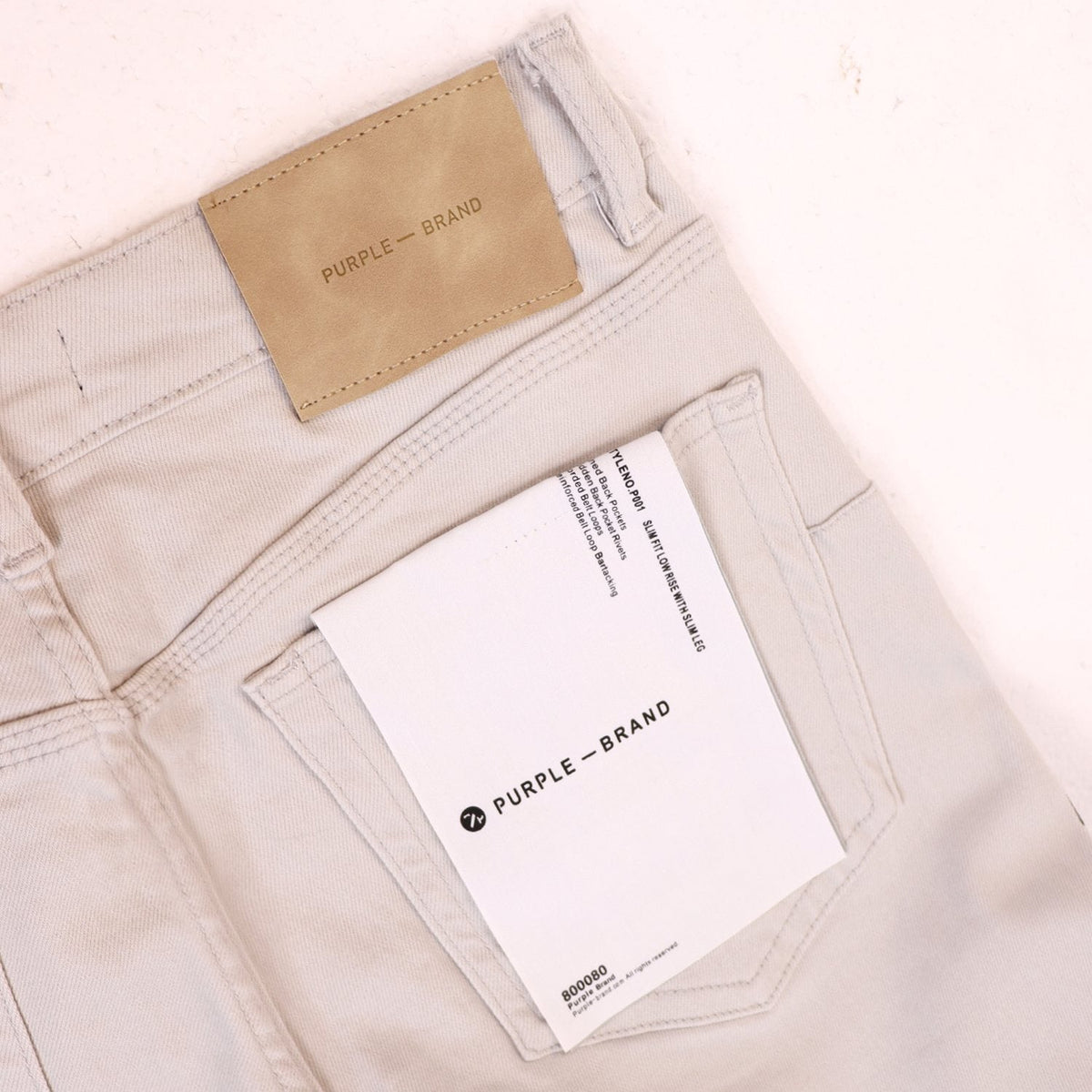 Purple Brand Distressed Graphic Jeans