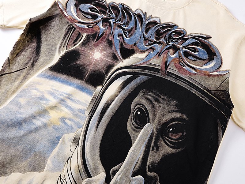 Godspeed Astronaut Back Print T-Shirt