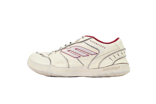 Balenciaga Hamptons Sneaker White Red 841765 WCURS 9960