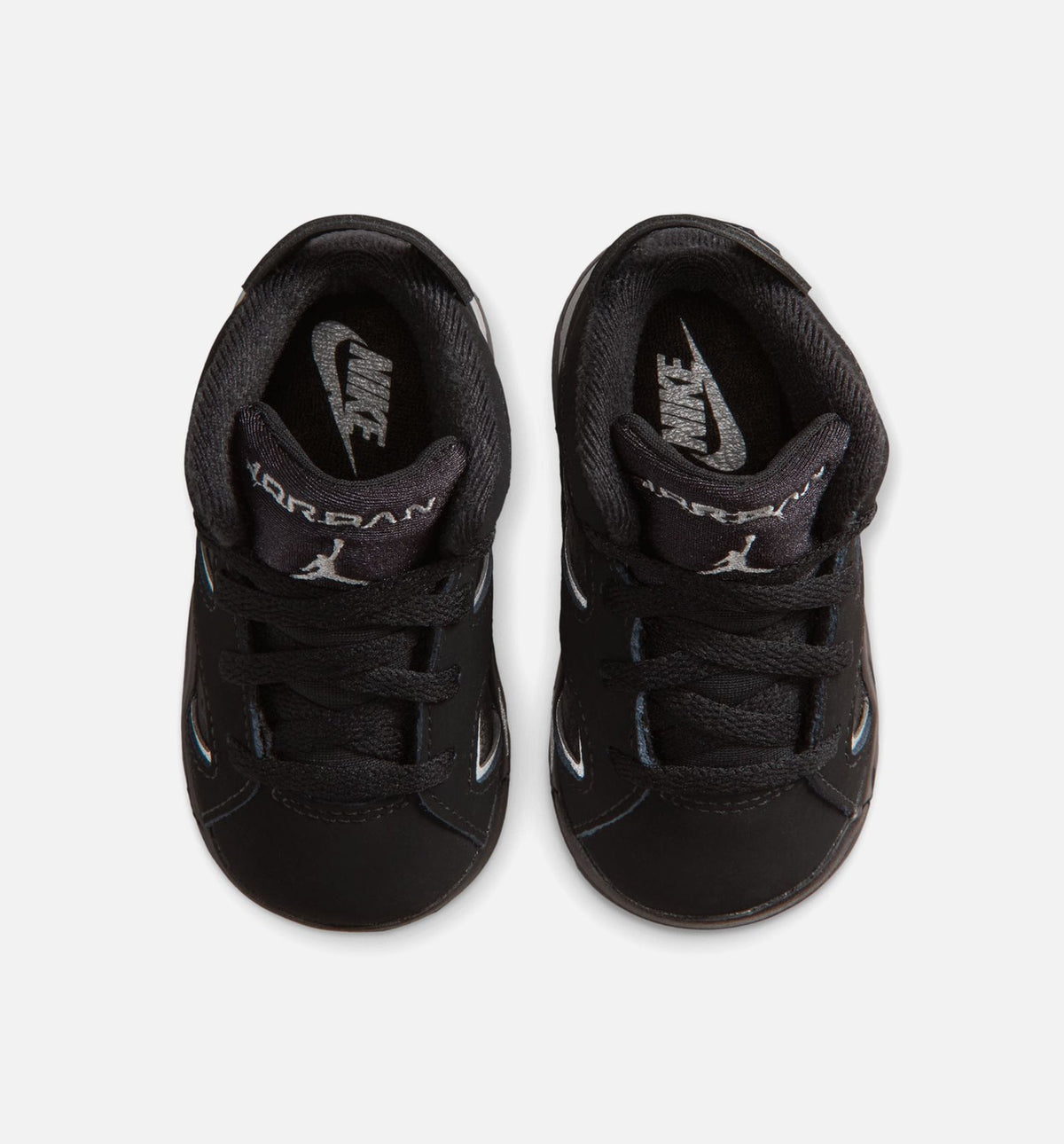 Air Jordan 6 Cap & Gown Baby & Toddler Sneakers - Black / Reflective Silver