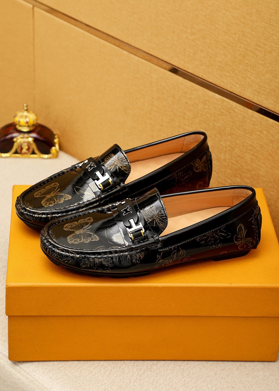 Louis Vuitton Black Buckle Loafers